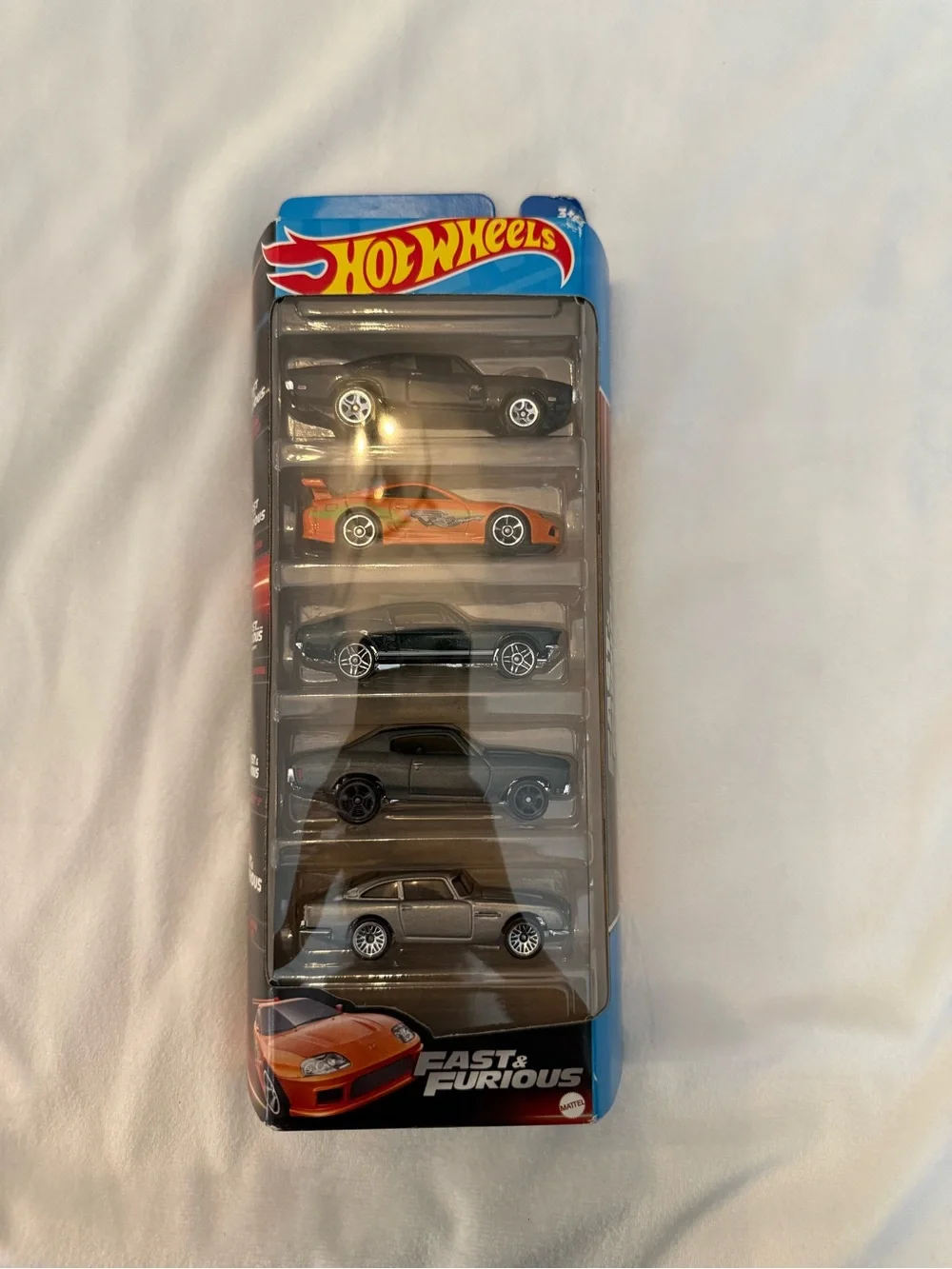 Hot Wheels Fast & Furious 5 Pack HLY70 Toyota Supra Charger Mustang 2023